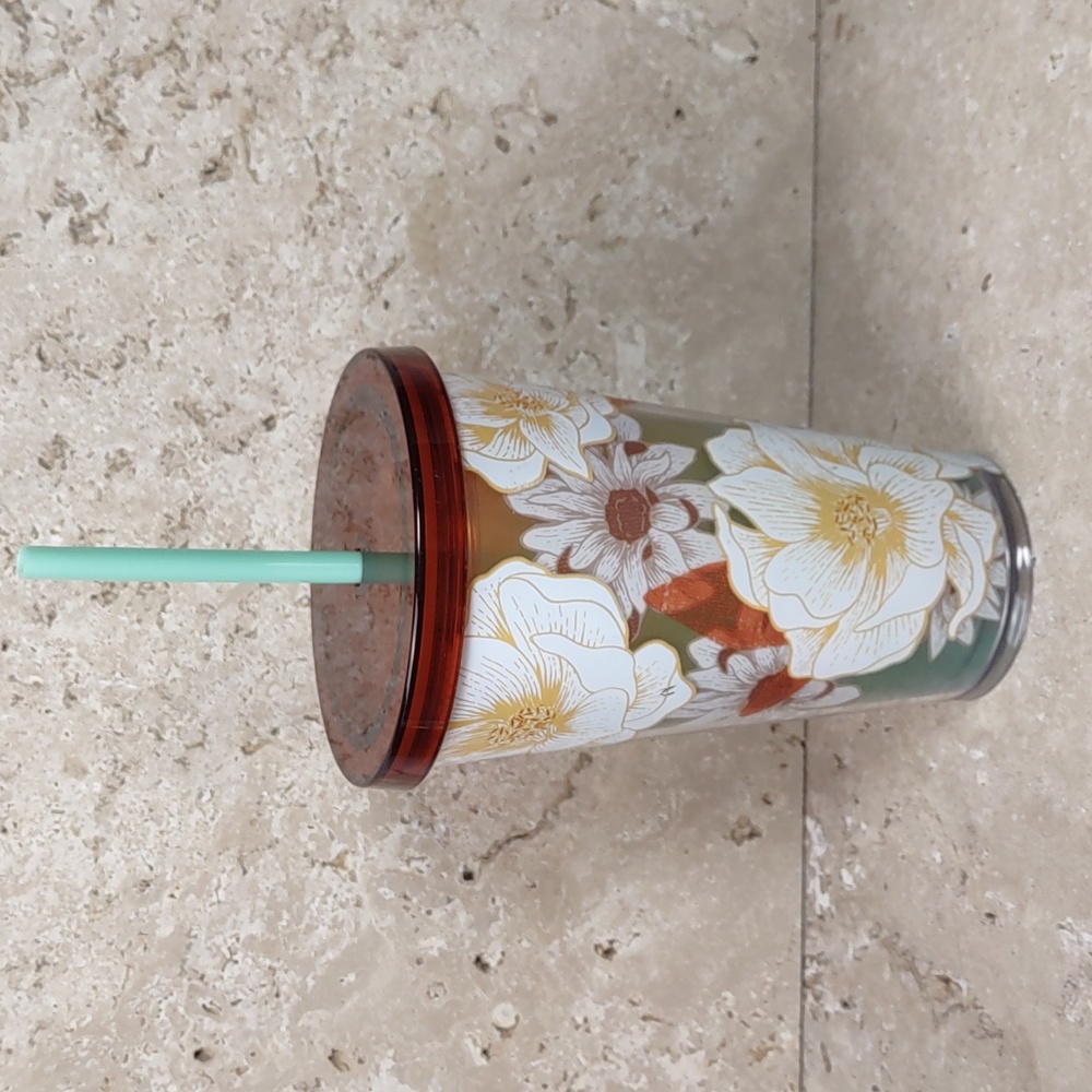 Starbucks Summer 2019 Terracotta Desert Cactus Flower 16oz Acrylic Tumbler